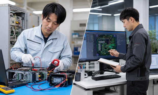 PLC  設計/自動車用塗装ロボットの電気回路設計｜明石市 転職求人情報